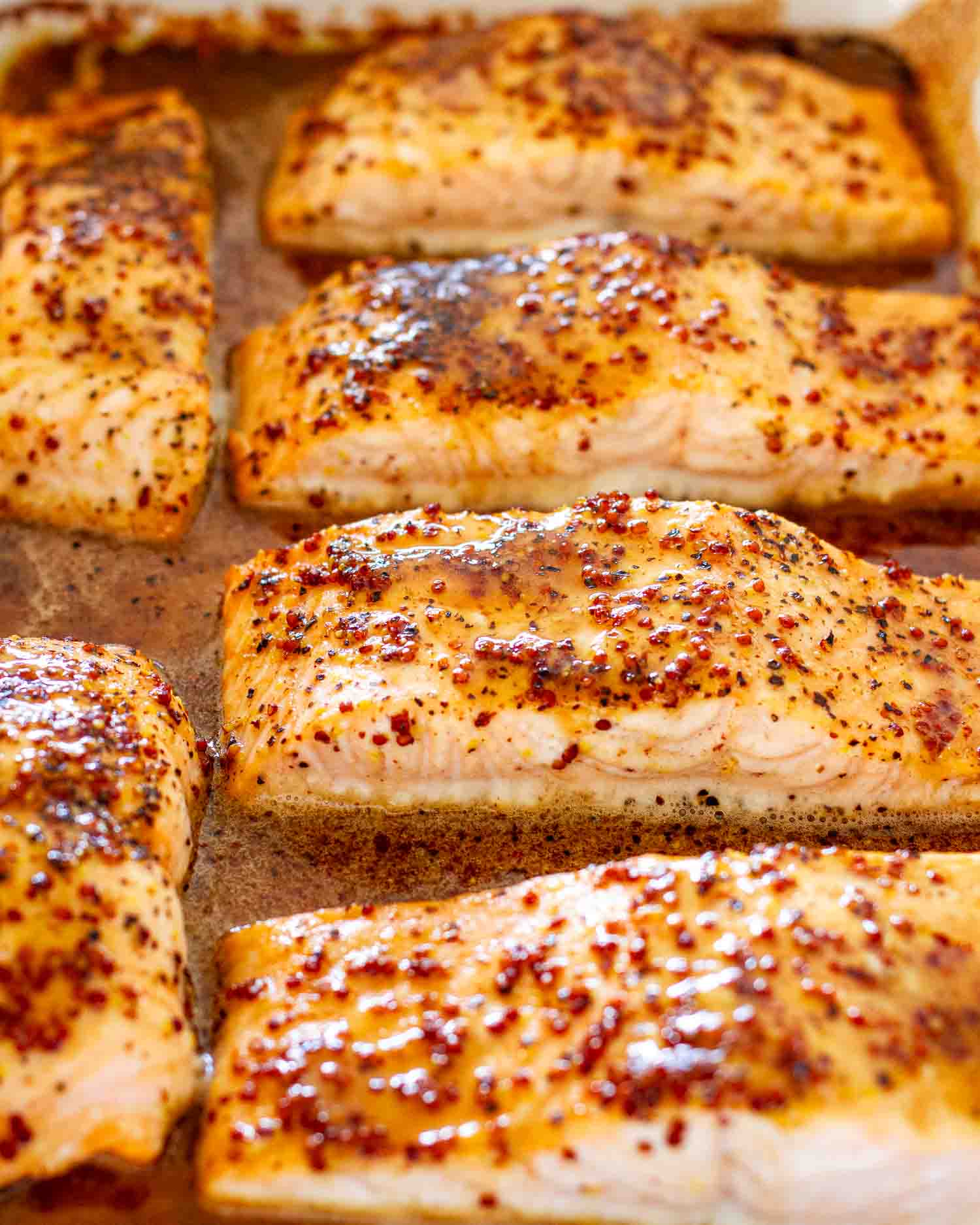 Maple Mustard Glazed Salmon: Sweet, Tangy, & Smoky Perfection